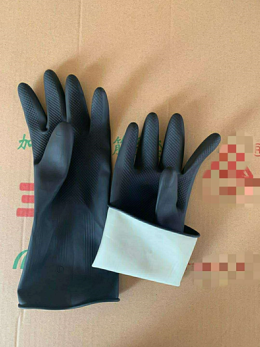 Wholesale Working Nitrile Latex Natural Rubber Glove with Heavy Duty Work Safety Industrial for Hand Protection Household Cleaning