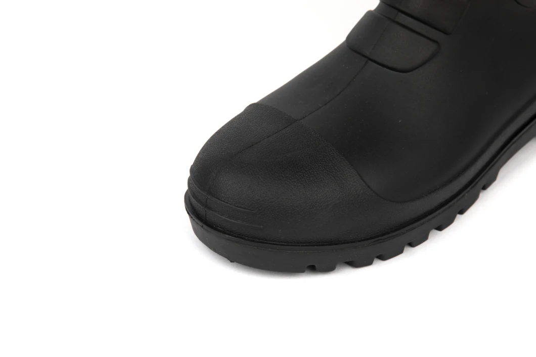 Black Industry Steel Toe Safety Wellington Rain Boots